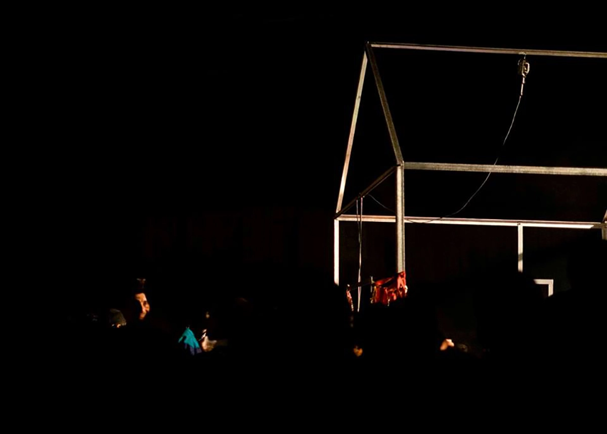 Dépliant de l'exposition ouvert