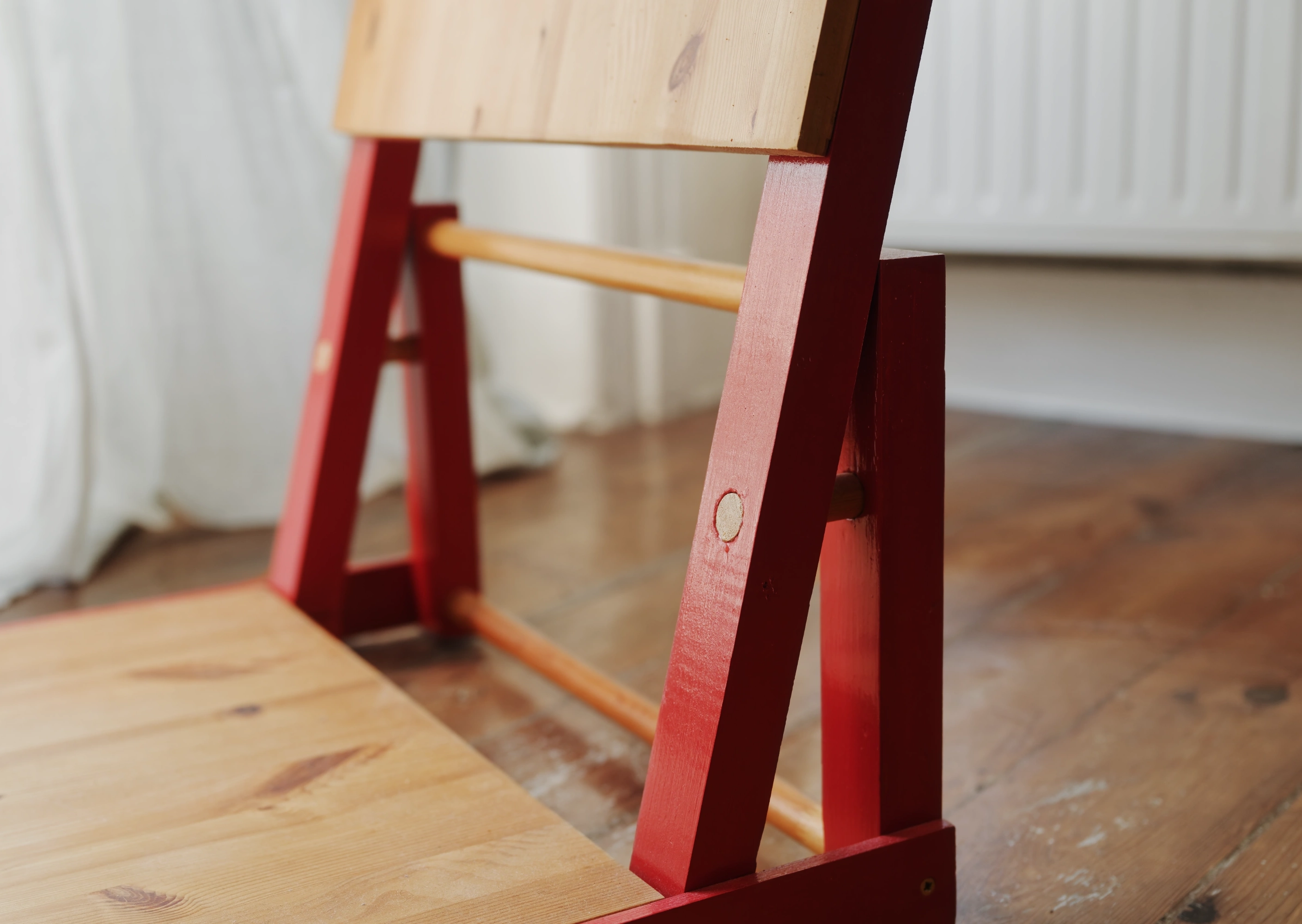 Détail de la structure de la chaise
